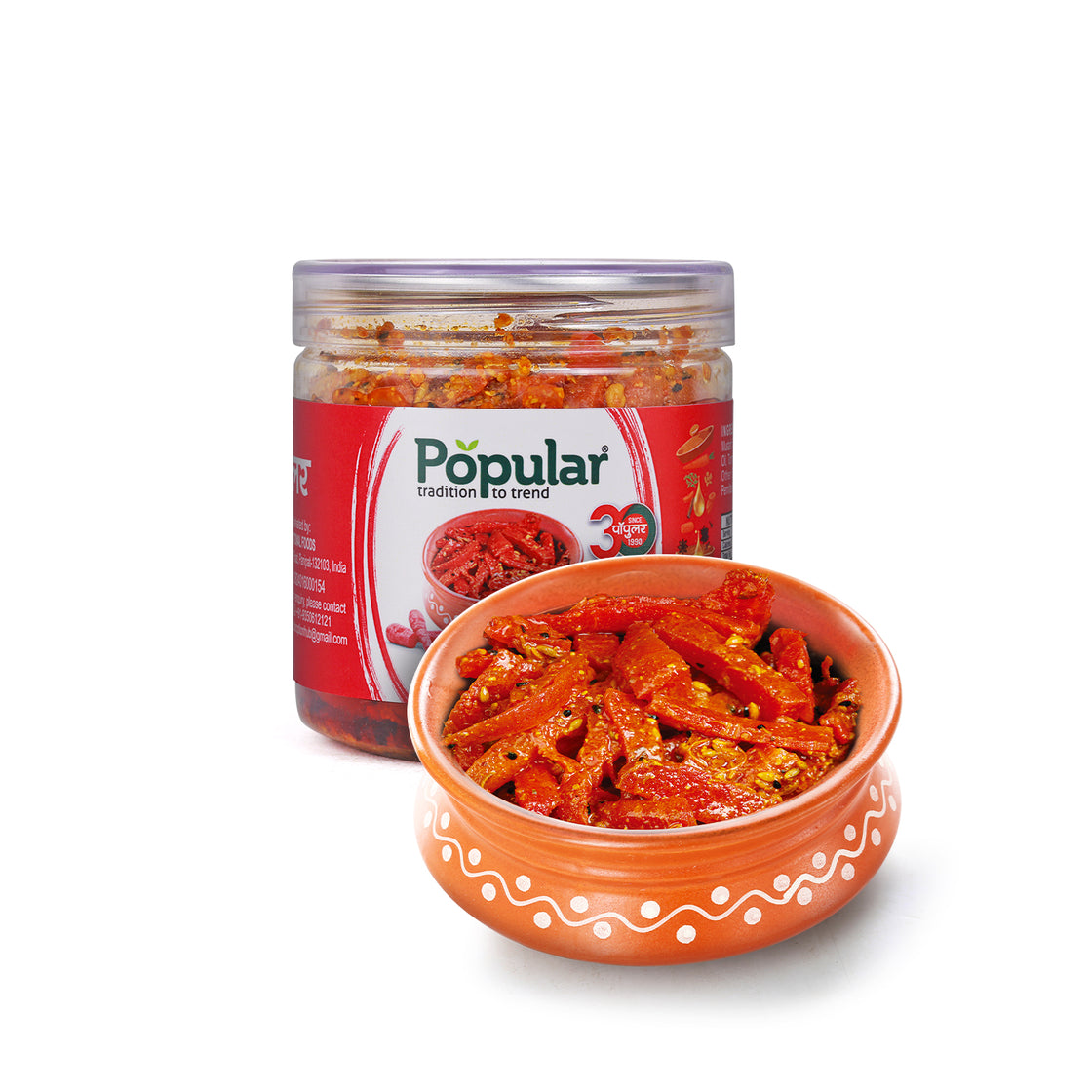 Carrot Pickle in Mustard Oil  - 400gm