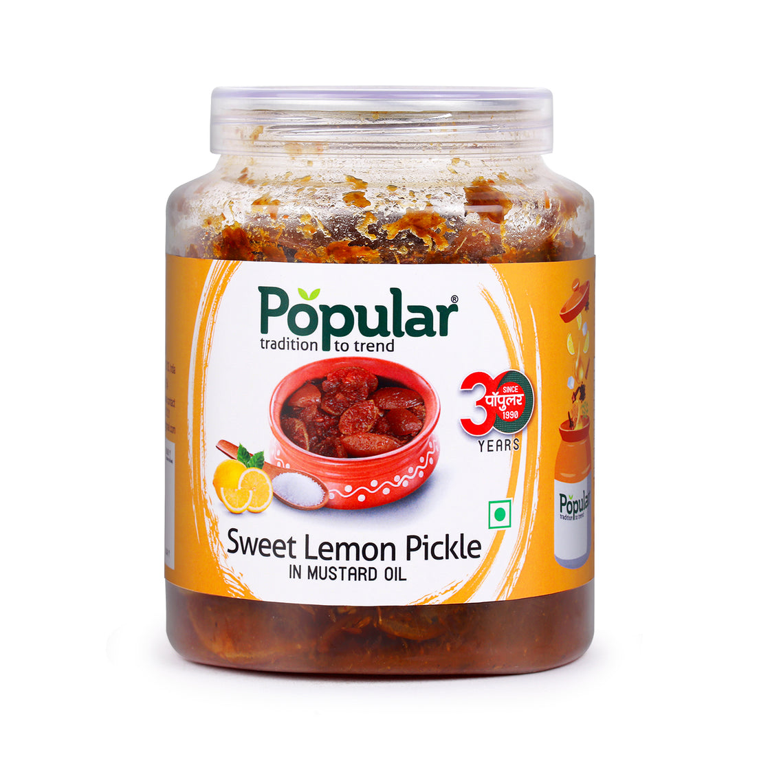 Sweet Lemon Pickle in Mustard Oil - 1Kg