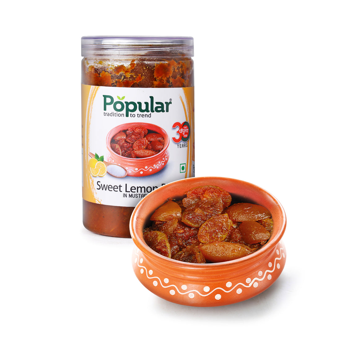 Sweet Lemon Pickle in Mustard Oil - 750g